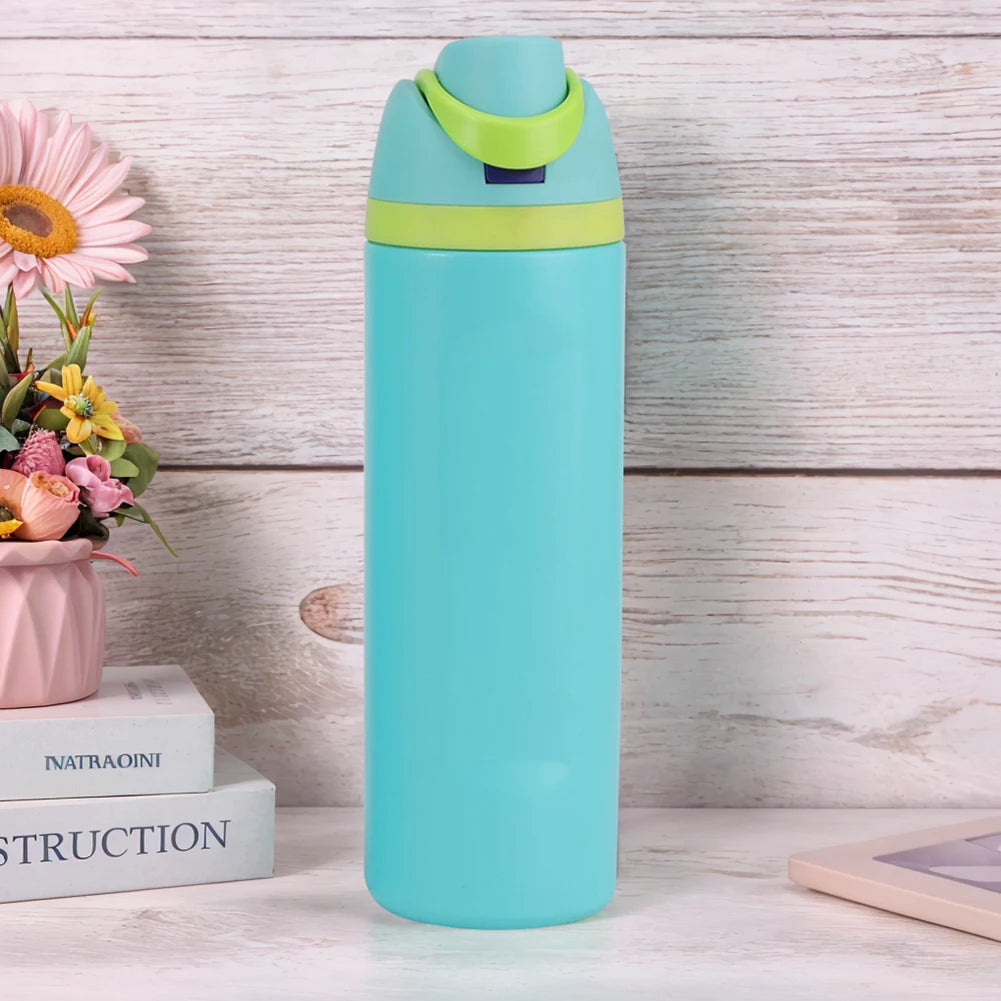 Owala FreeSip Insulated Stainless Steel Water Bottle 32/24/OZ Double-Layer Kettle with Straw Vacuum Flasks for Sports Travel