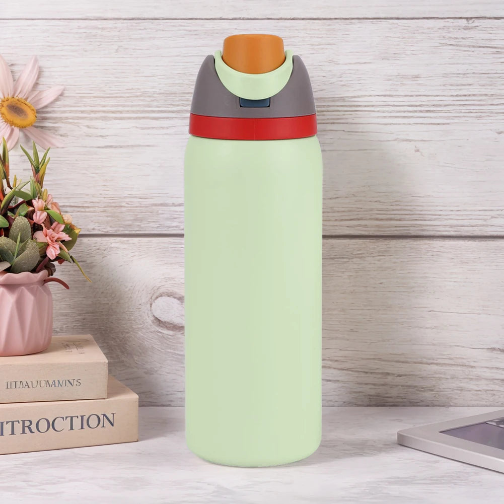 Owala FreeSip Insulated Stainless Steel Water Bottle 32/24/OZ Double-Layer Kettle with Straw Vacuum Flasks for Sports Travel