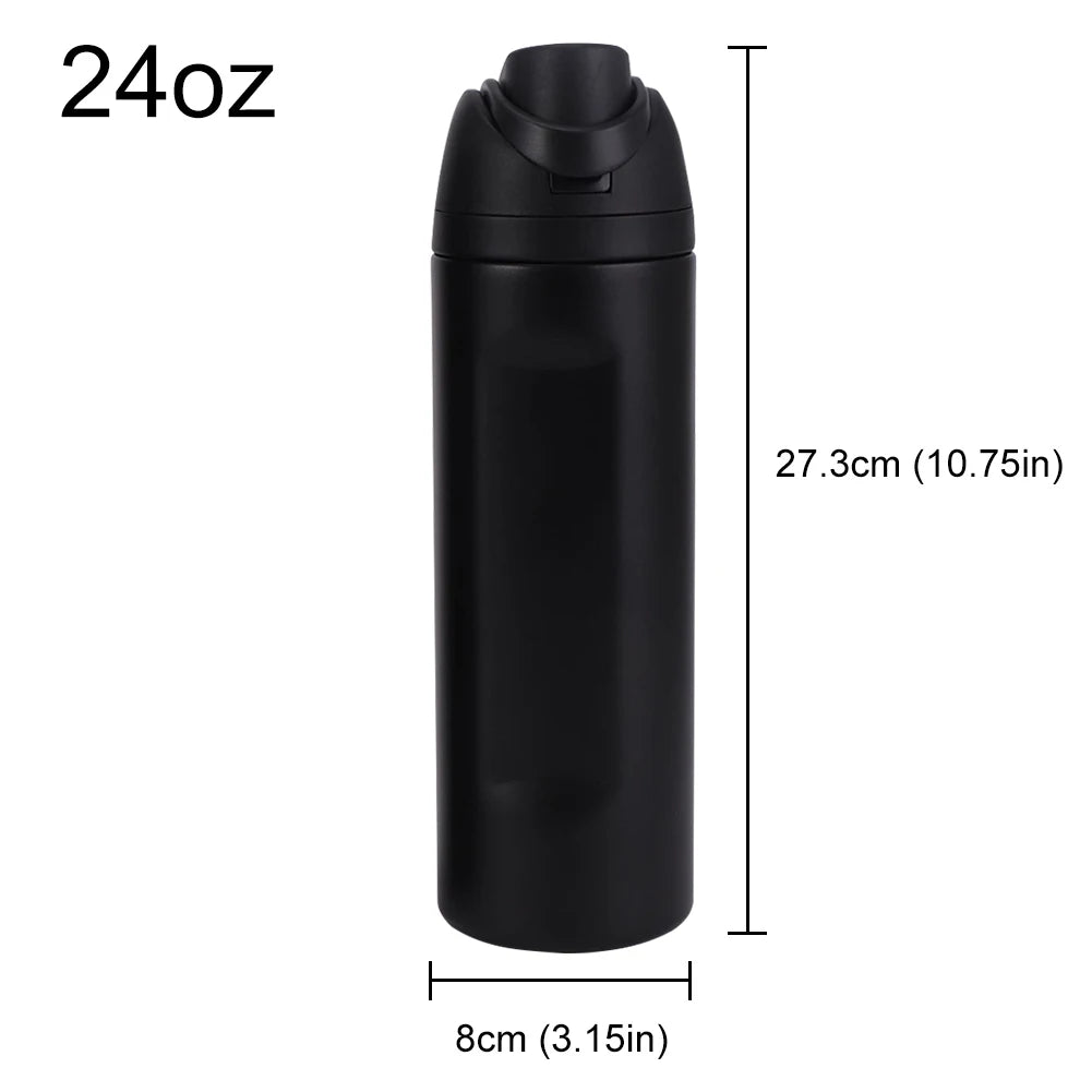 Owala FreeSip Insulated Stainless Steel Water Bottle 32/24/OZ Double-Layer Kettle with Straw Vacuum Flasks for Sports Travel